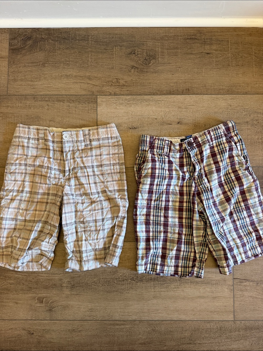 Cherokee  Plaid Casual Shorts 2 Pair Boys